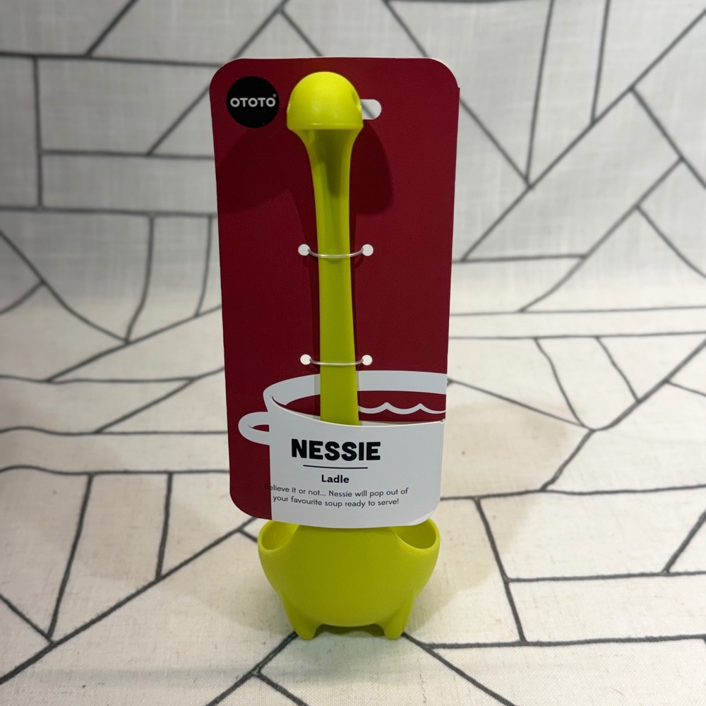 OTOTO Nessie Ladle 9.5in Green Loch Ness Monster Standing Soup Spoon